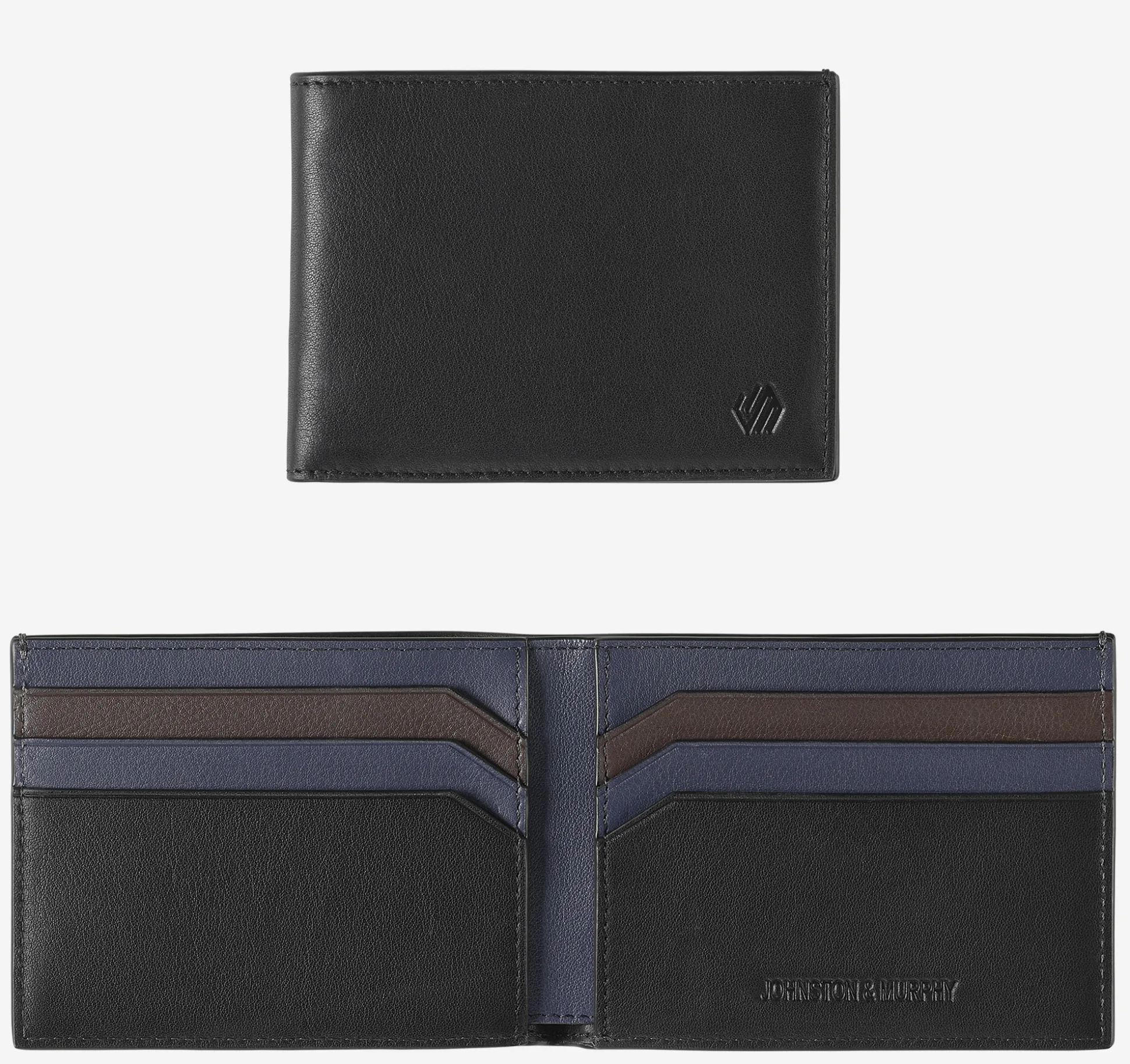 Wallets | Wallets^Johnston & Murphy Richmond Billfold Wallet BlackMultiNappa