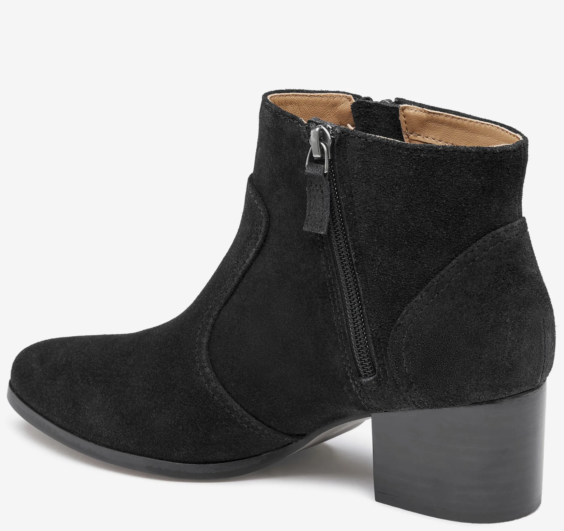 Sale^Johnston & Murphy Trista Double-Zip Bootie BlackSuede