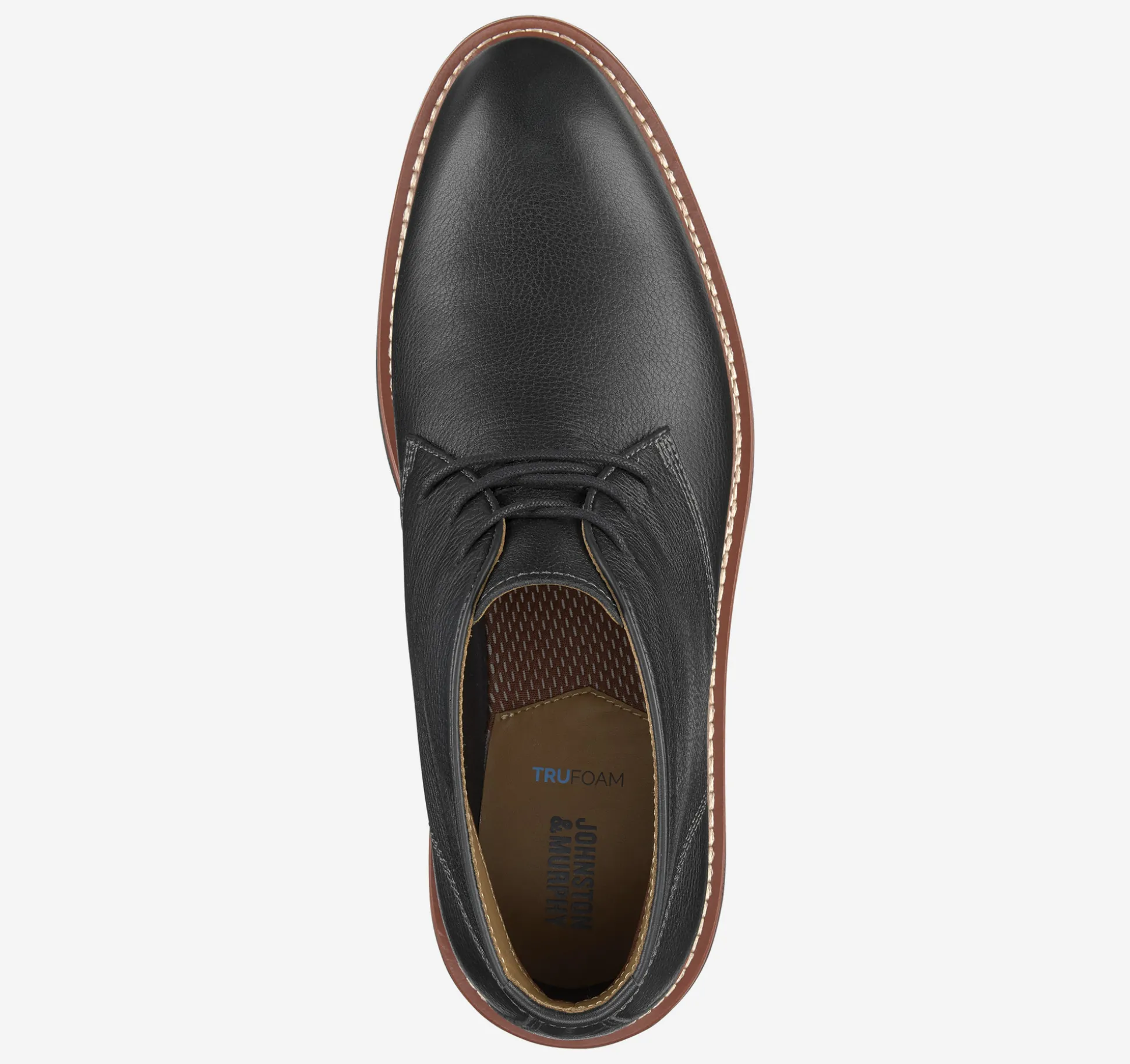 Boots^Johnston & Murphy Upton Chukka BlackFullGrain