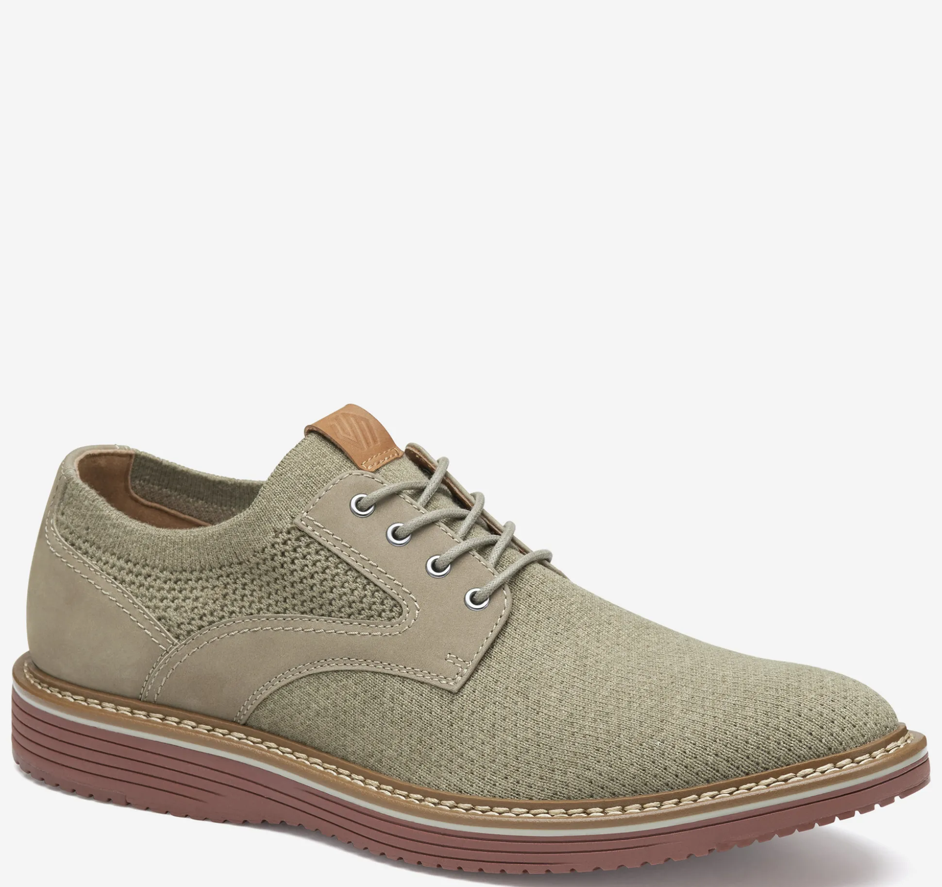 Lace-ups^Johnston & Murphy Upton Knit Plain Toe TaupeKnit