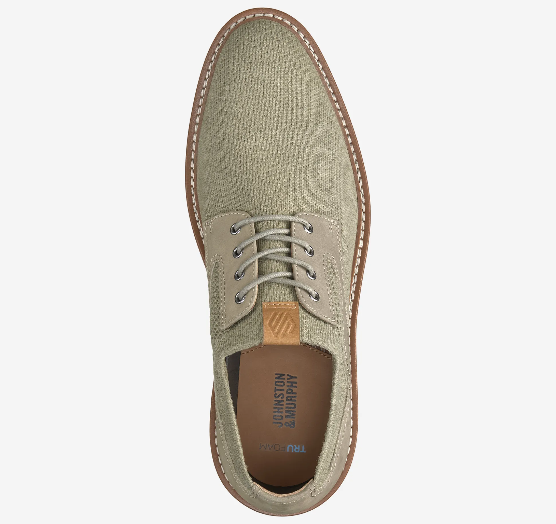 Lace-ups^Johnston & Murphy Upton Knit Plain Toe TaupeKnit