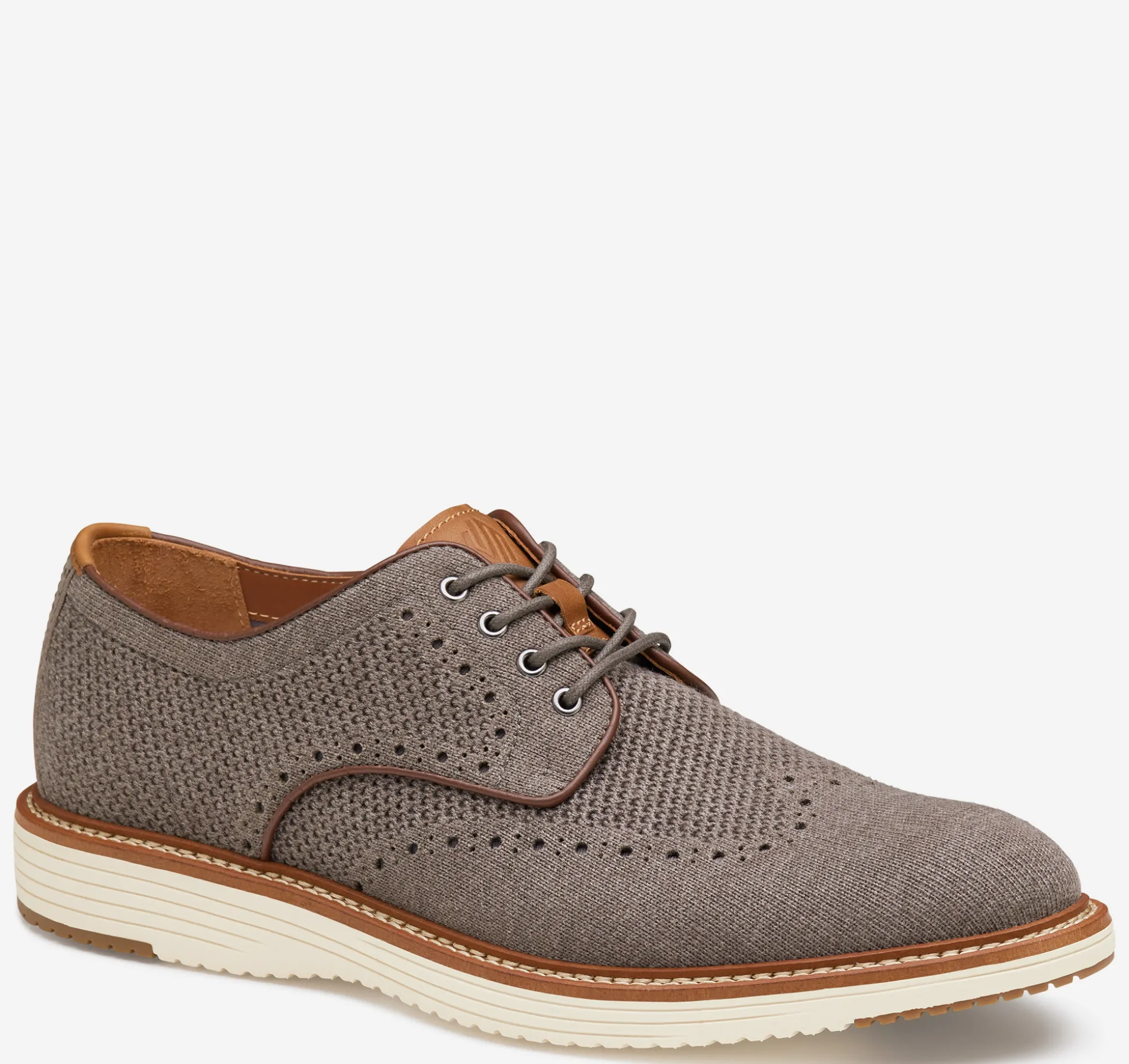 Lace-ups^Johnston & Murphy Upton Knit Wingtip GrayKnit