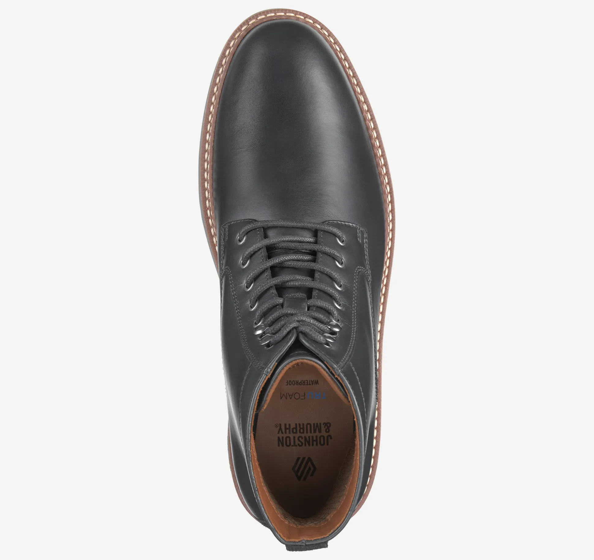 Boots | Lace-ups^Johnston & Murphy Upton Lug Plain Toe Boot BlackWaterproofFullGrain