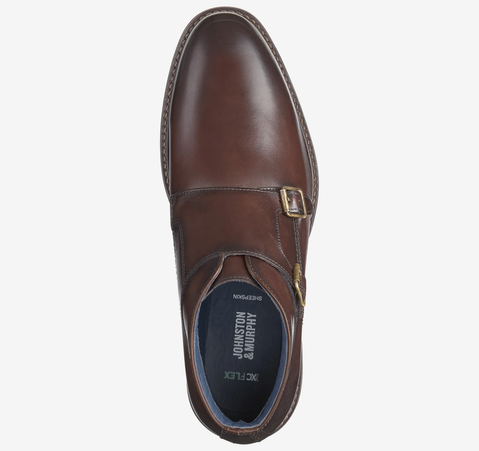 Boots | Lace-ups^Johnston & Murphy XC Flex® Raleigh Double Buckle Boot MahoganyFullGrain