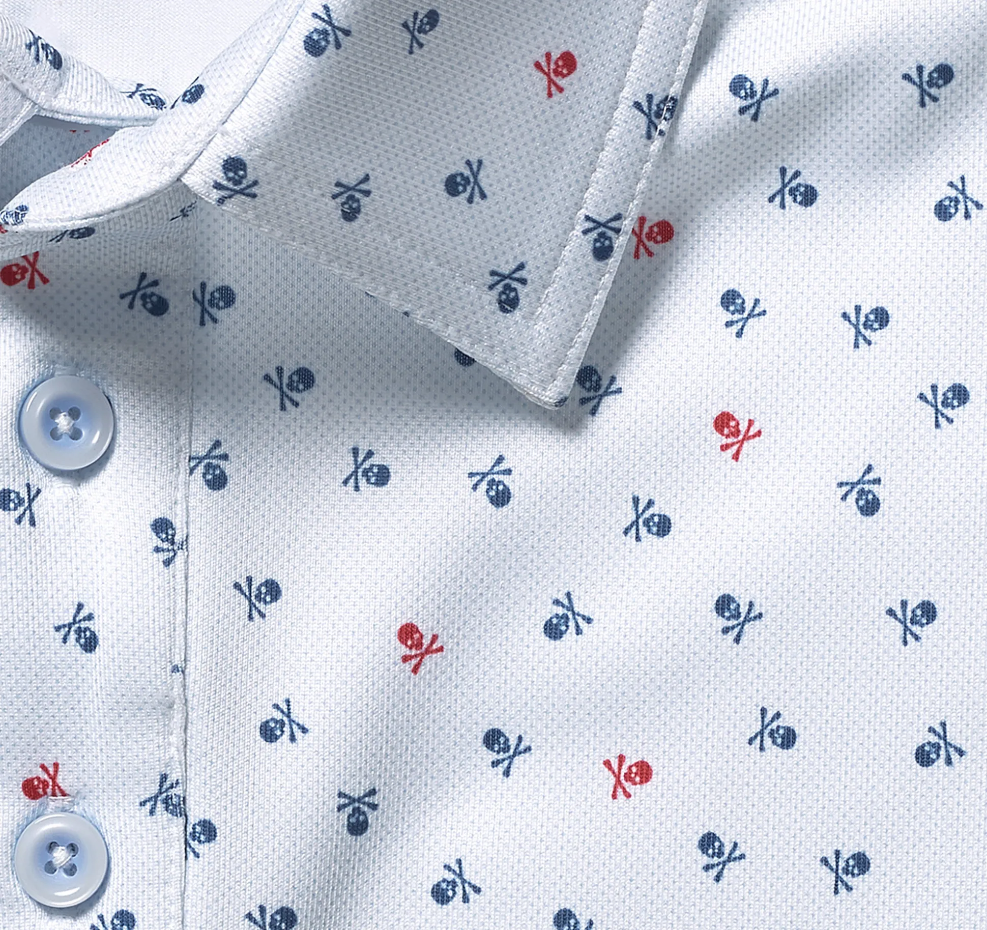 Golf | Polos & Tees^Johnston & Murphy XC4® Performance Polo LightBlueSkull