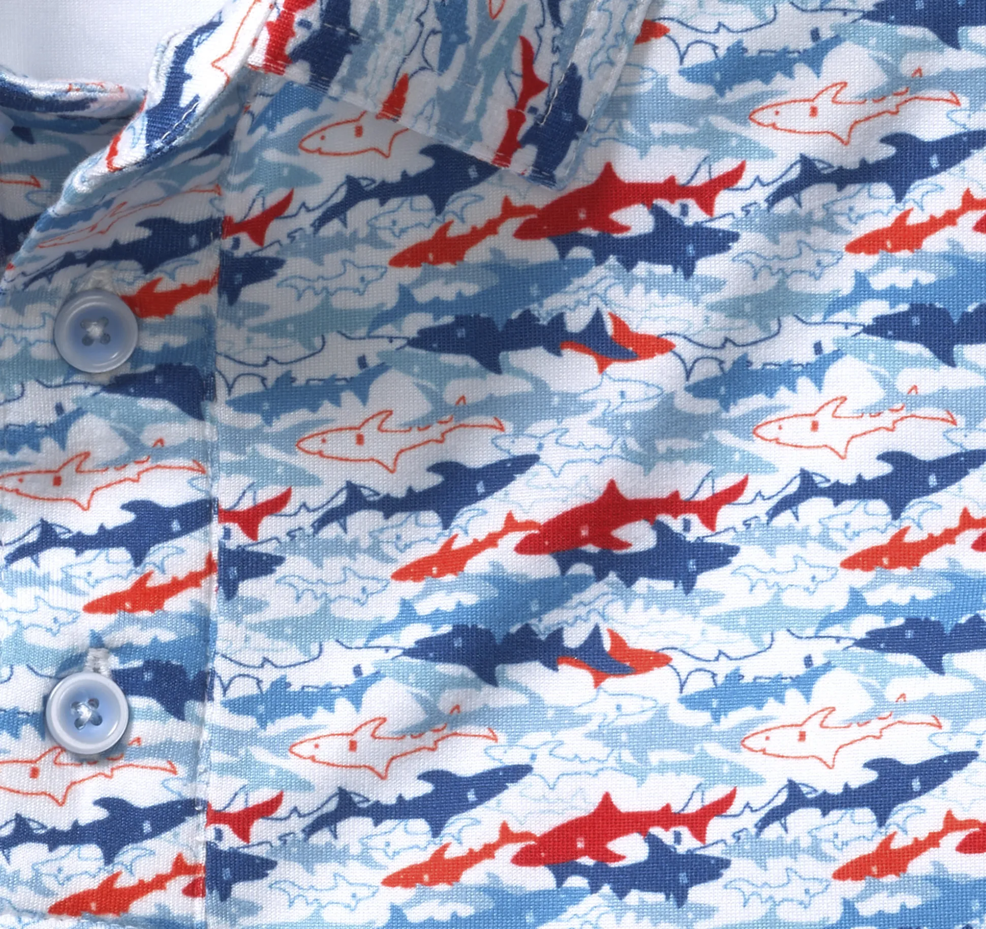 Golf | Polos & Tees^Johnston & Murphy XC4® Performance Polo Blue/RedShark