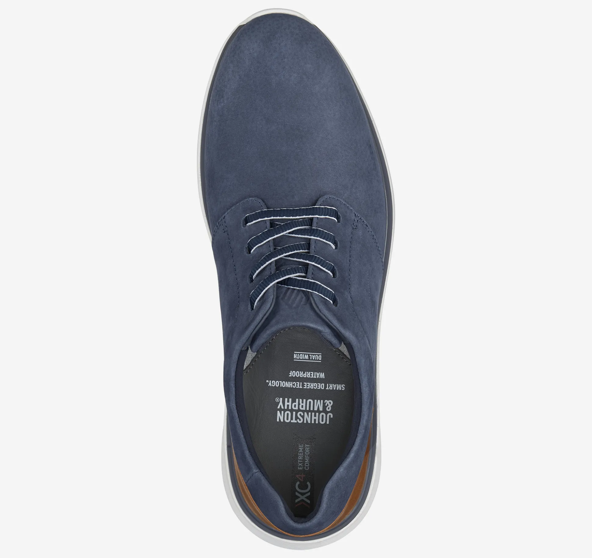 New Arrivals | Sneakers^Johnston & Murphy XC4® Prentiss 2 Plain Toe NavyWaterproofTumbledNubuck